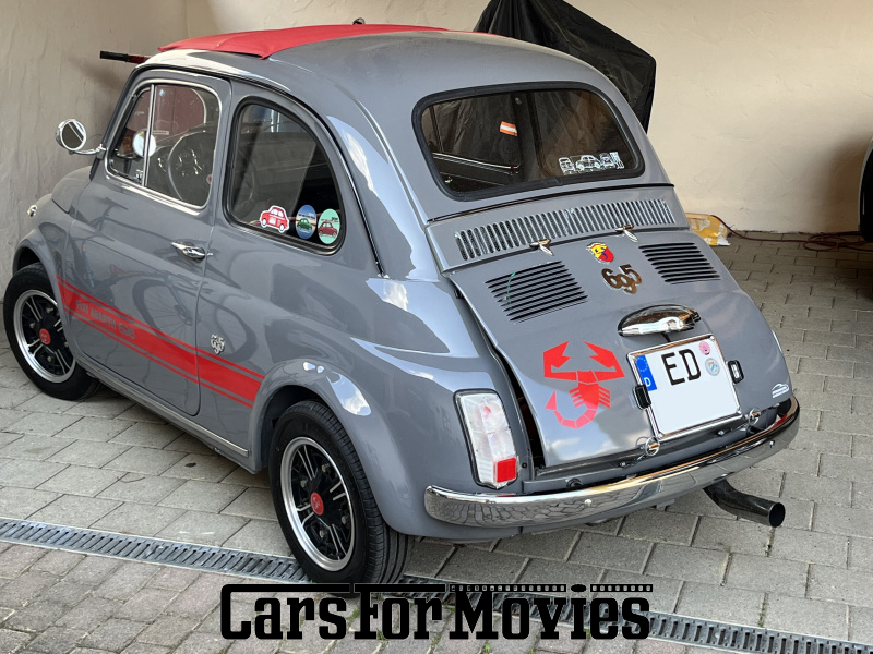 CarsForMovies | Fiat 500 Abarth Replica 1971 Italien Grau Grau Zivilfahrzeug Kleinwagen DE - Bayern 7670 vespa